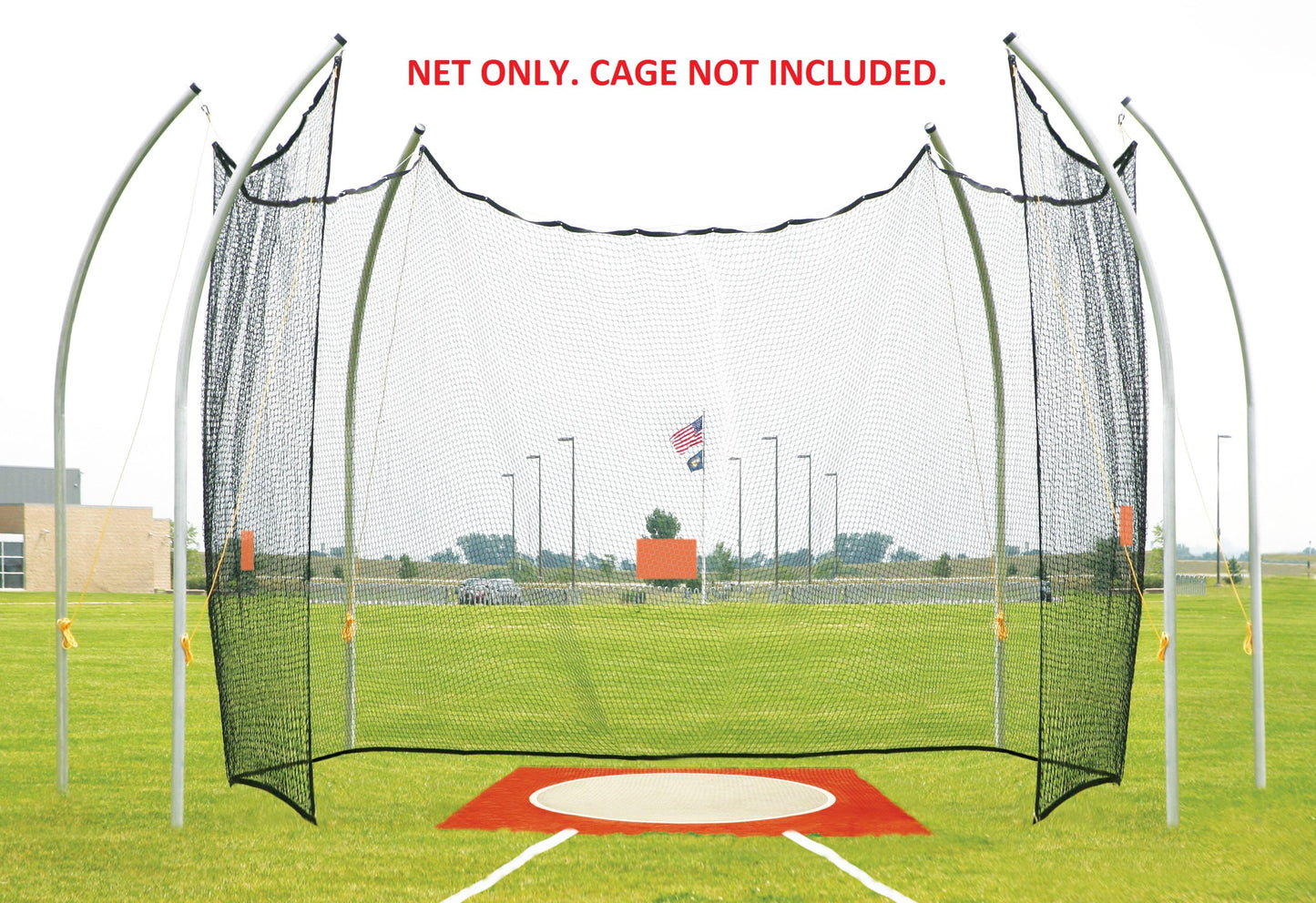 Discus Cage Replacement Net – 12′ Height