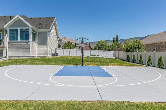 Basketball court in your backyard