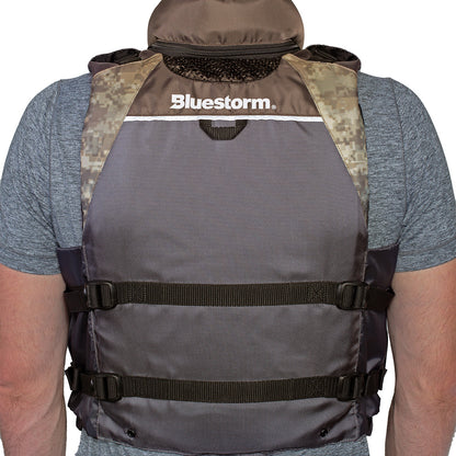 Bluestorm Classic Adult Fishing Life Jacket - Legendary Driftwood - 2XL/3XL [BS-70B-TPE-2/3X]