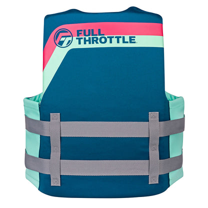 Full Throttle Adult Rapid-Dry Life Jacket - L/XL - Aqua [142100-505-050-27]