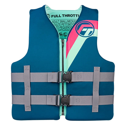 Full Throttle Adult Rapid-Dry Life Jacket - L/XL - Aqua [142100-505-050-27]