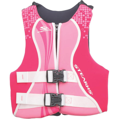 Stearns Youth Hydroprene Life Vest - Type III - Pink/Hot Pink - 50-90lbs [2000036923]