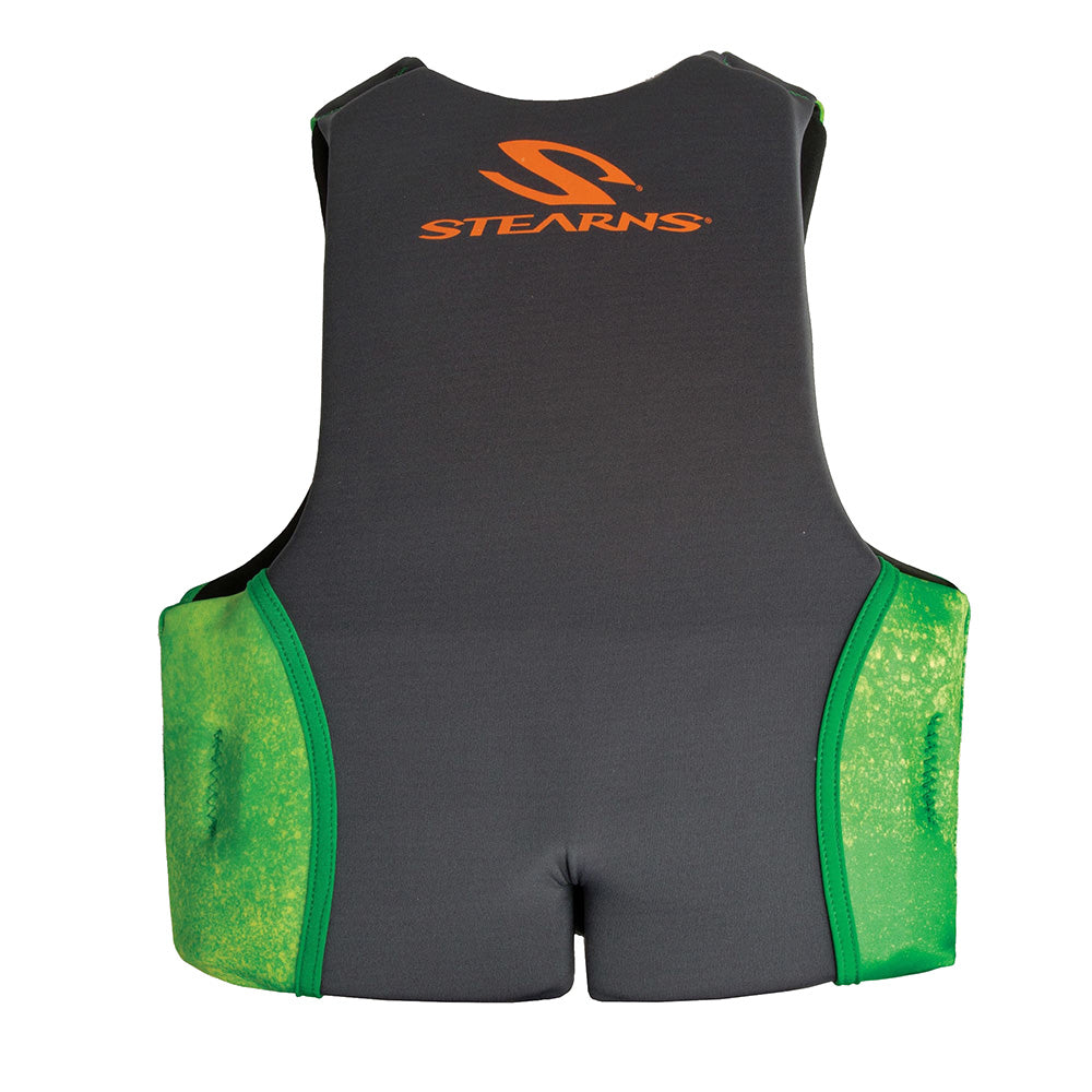 Stearns Youth Hydroprene Life Vest - Type III - Green - 50-90lbs [2000037956]