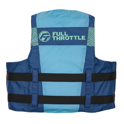 Full Throttle Adult Nylon Life Jacket - L/XL - Blue [112200-500-050-26]