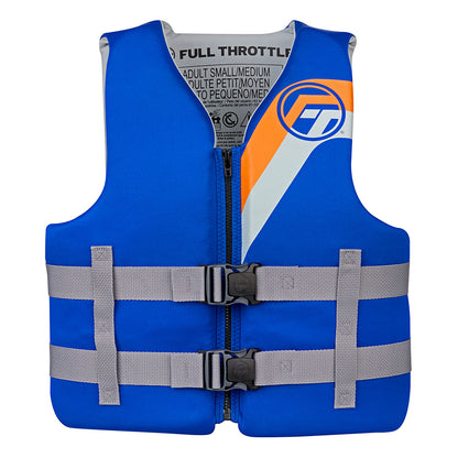 Full Throttle Adult Rapid-Dry Life Jacket - S/M - Blue [142100-500-030-27]