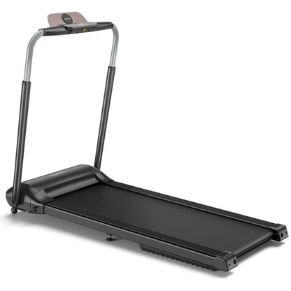 Compact Folding Treadmill with Touch Screen APP Control