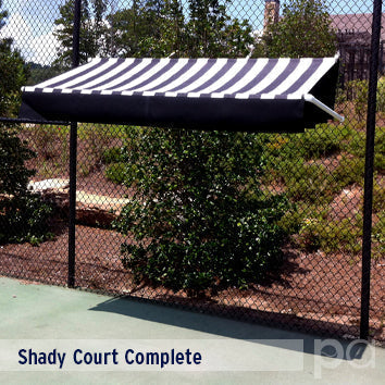 Shady Court Replacement Top - FOREST GREEN (Green trimmed, scalloped edge)