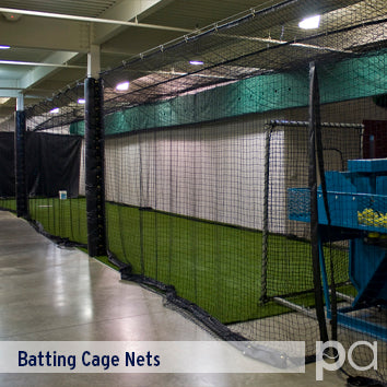 Batting Cage: 55' L x 12' x 12' Nylon