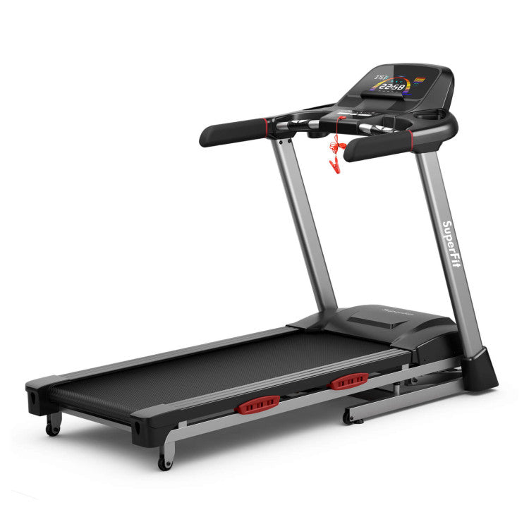 4.75 HP Folding Treadmill with Auto Incline and 20 Preset Programs