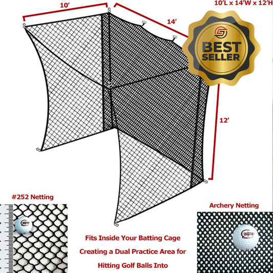 Cimarron 10x14x12 Golf Net Insert with Archery Back