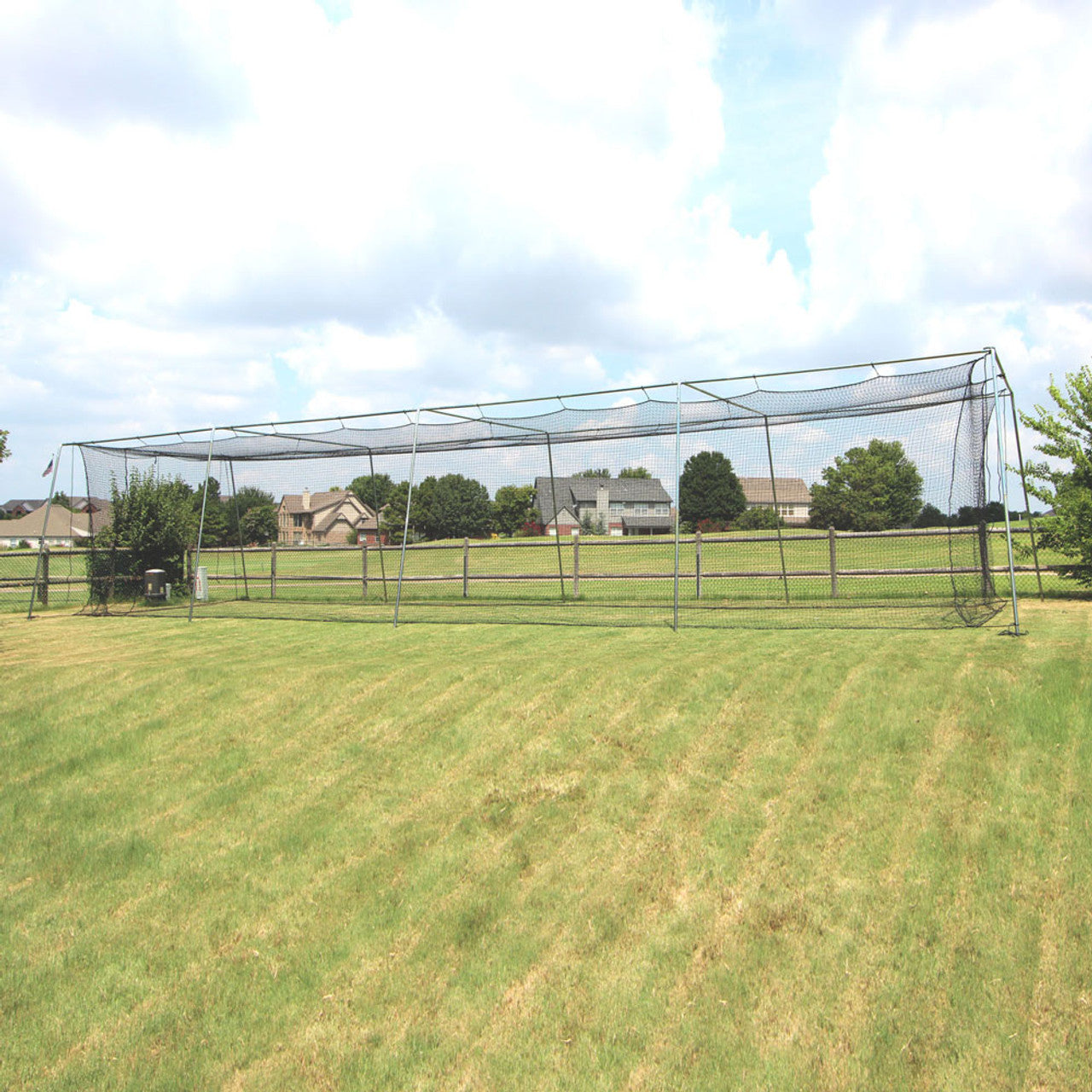 Cimarron 30x12x10 #24 Batting Cage & Complete Snap-Pin Frame ** 10' Snap-Pin Poles Delivered **