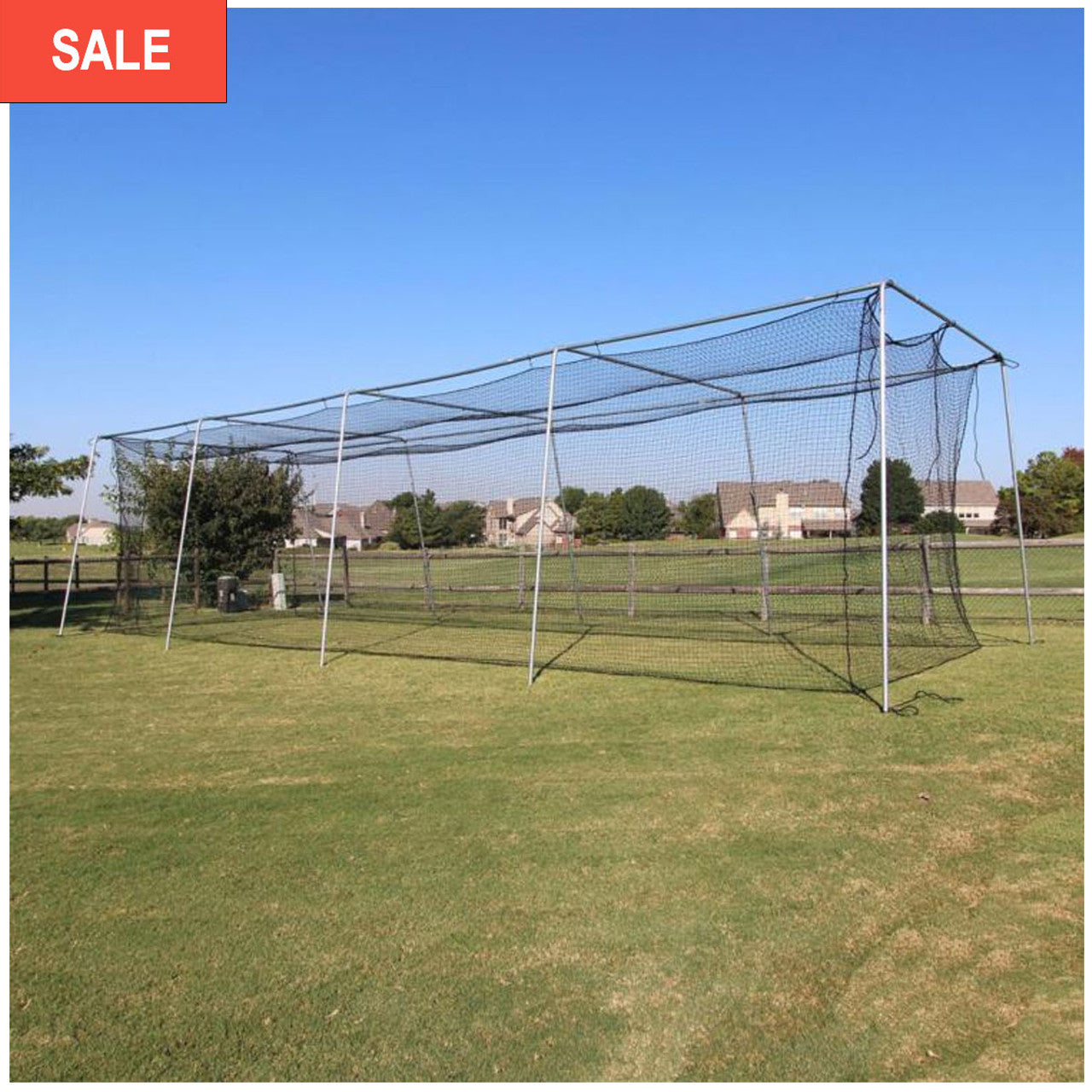 Cimarron 30x12x10 #24 Batting Cage & Complete Snap-Pin Frame ** 10' Snap-Pin Poles Delivered **