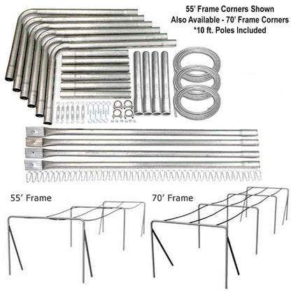 Cimarron 55x15.5x12 Deluxe Complete Commercial Frame ** 10' Poles Delivered Locally