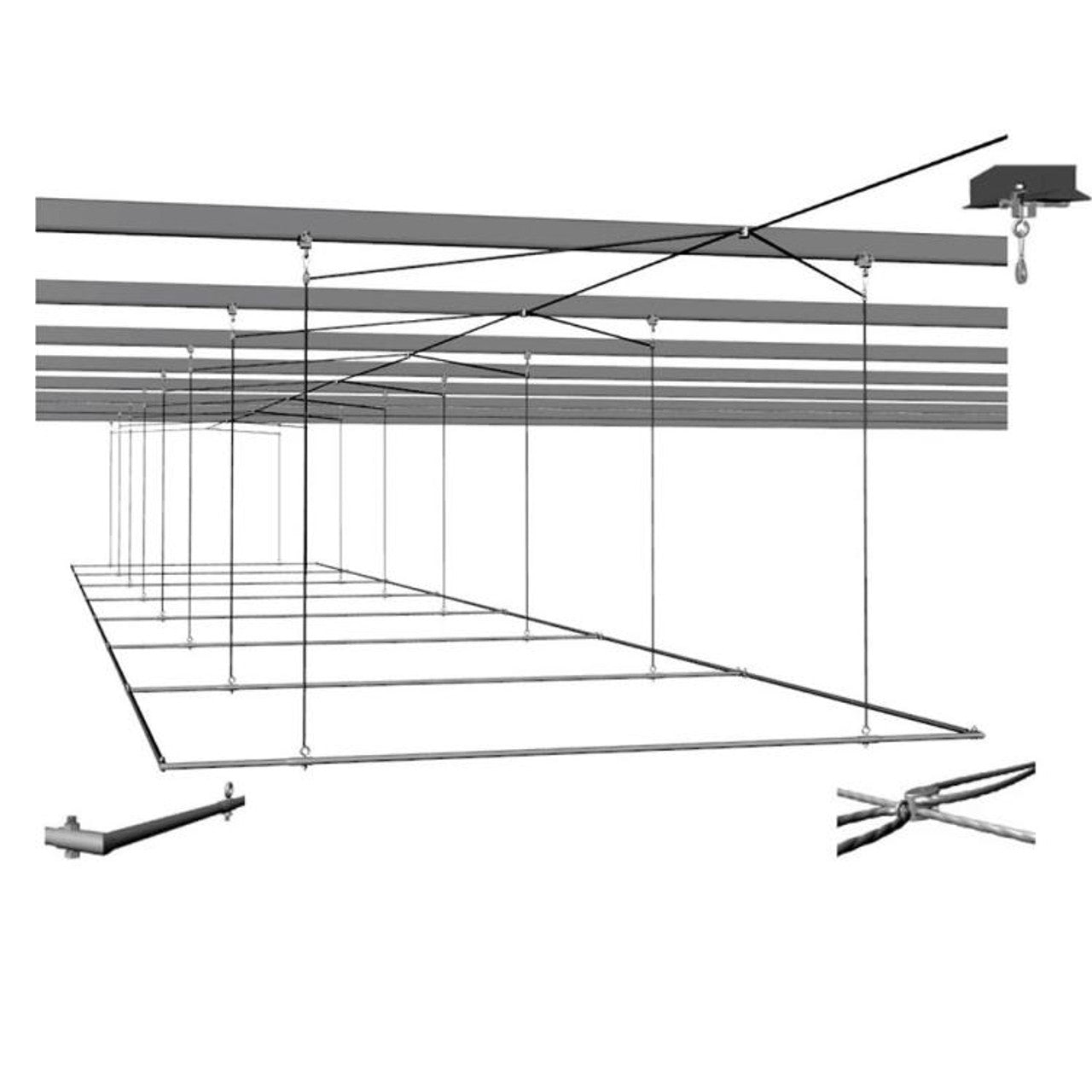 Cimarron 55x14 Air Frame Complete with TW-2000 Winch