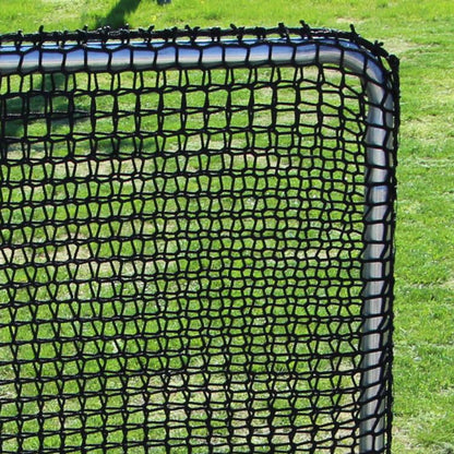 55' Deluxe Commercial Complete Frame, 55x14x12 Commercial #45 Batting Cage Net, 7x4 #84 L-Net & Commercial Frame, 5x7 Vinyl Backstop w Batter's Image & Pro 6x12 Homeplate Mat