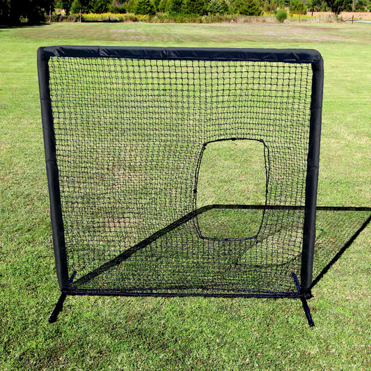 Cimarron 7x7 #42 Softball Net and Frame with Wheels and Padding