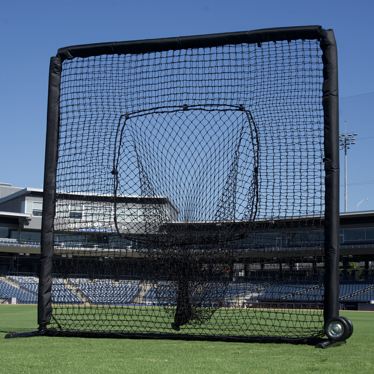 Cimarron 7x7 #42 Sock Net and Commercial Frame with Wheels and Padding