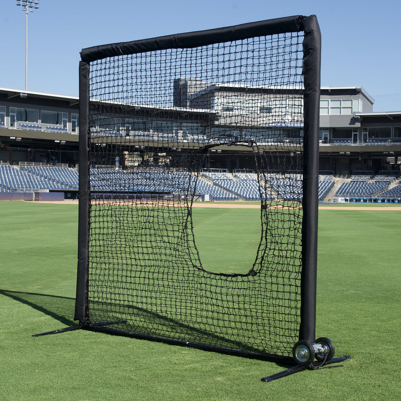 Cimarron 7x7 #42 Softball Net and Commercial Frame with Padding