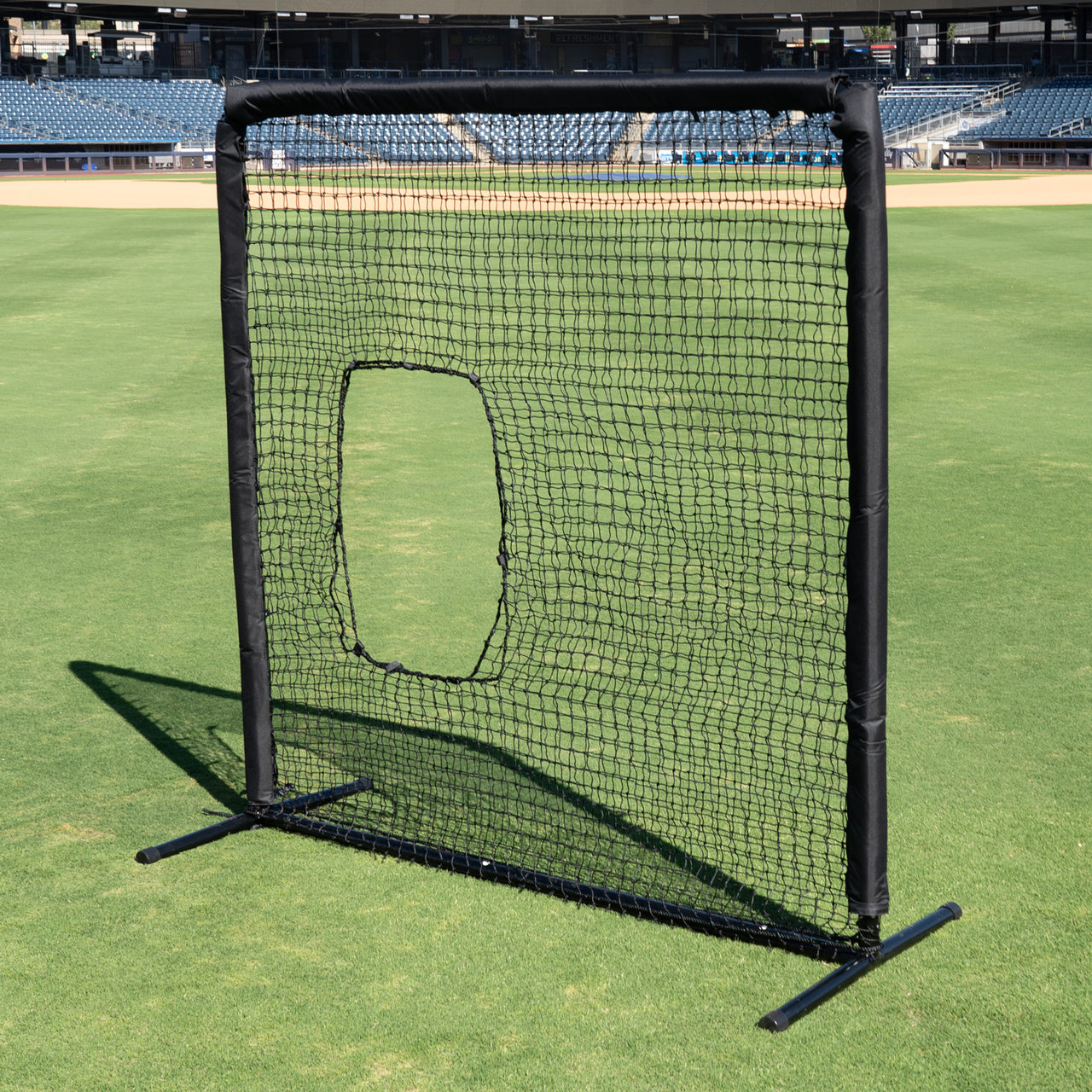 Cimarron 7x7 #42 Softball Net and Commercial Frame with Padding