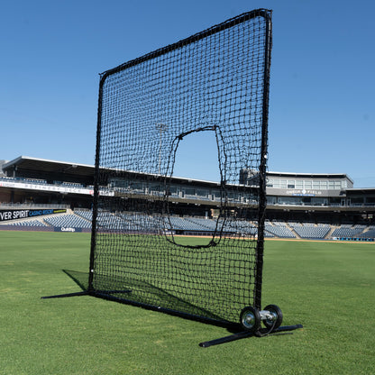 Cimarron 7x7 #42 Softball Net and Commercial Frame with Padding