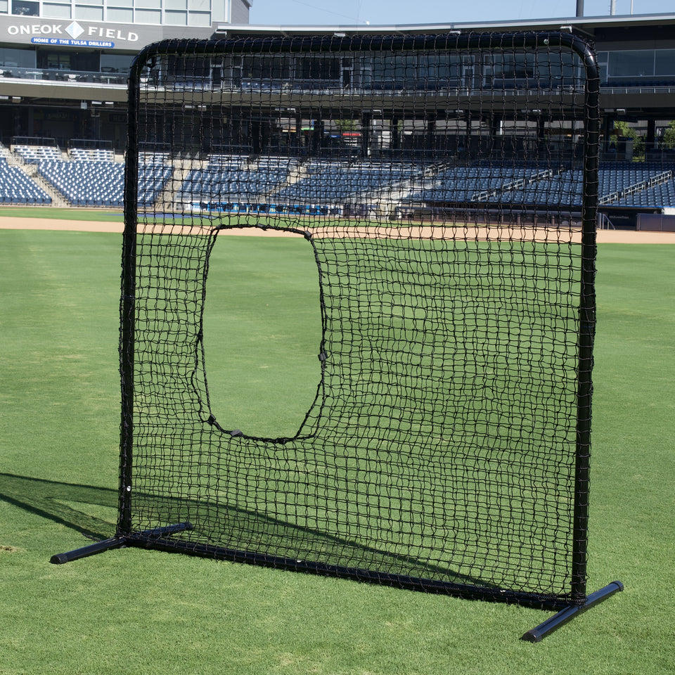 Cimarron 7x7 #42 Softball Net and Commercial Frame with Padding