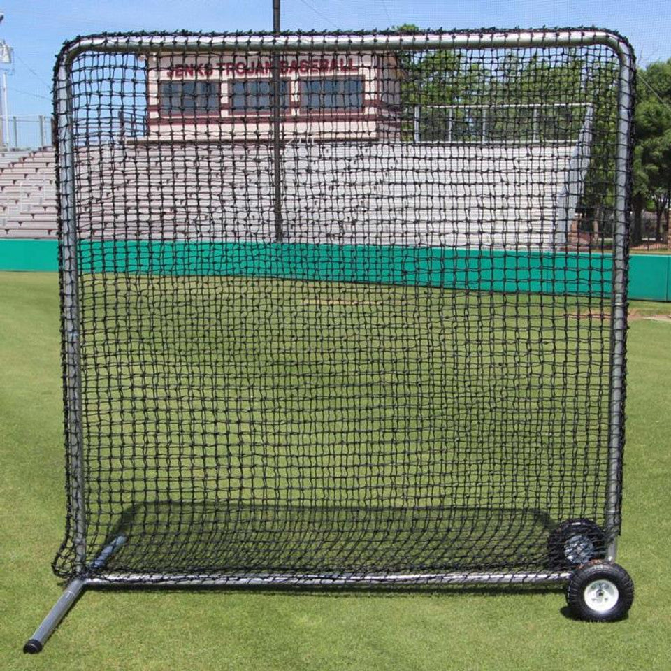 Cimarron 10x10 #84 Premier Fielder Net and Frame with Wheels