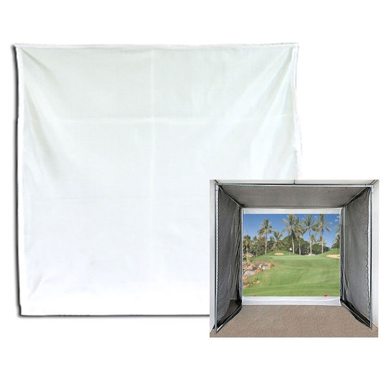 Cimarron 5x10x10 Tour Simulator Golf Net with Complete Frame ** Delivery of 10' Poles Included