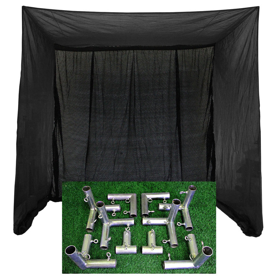 Cimarron 5x10x10 Clubhouse Golf Net with Frame Kit