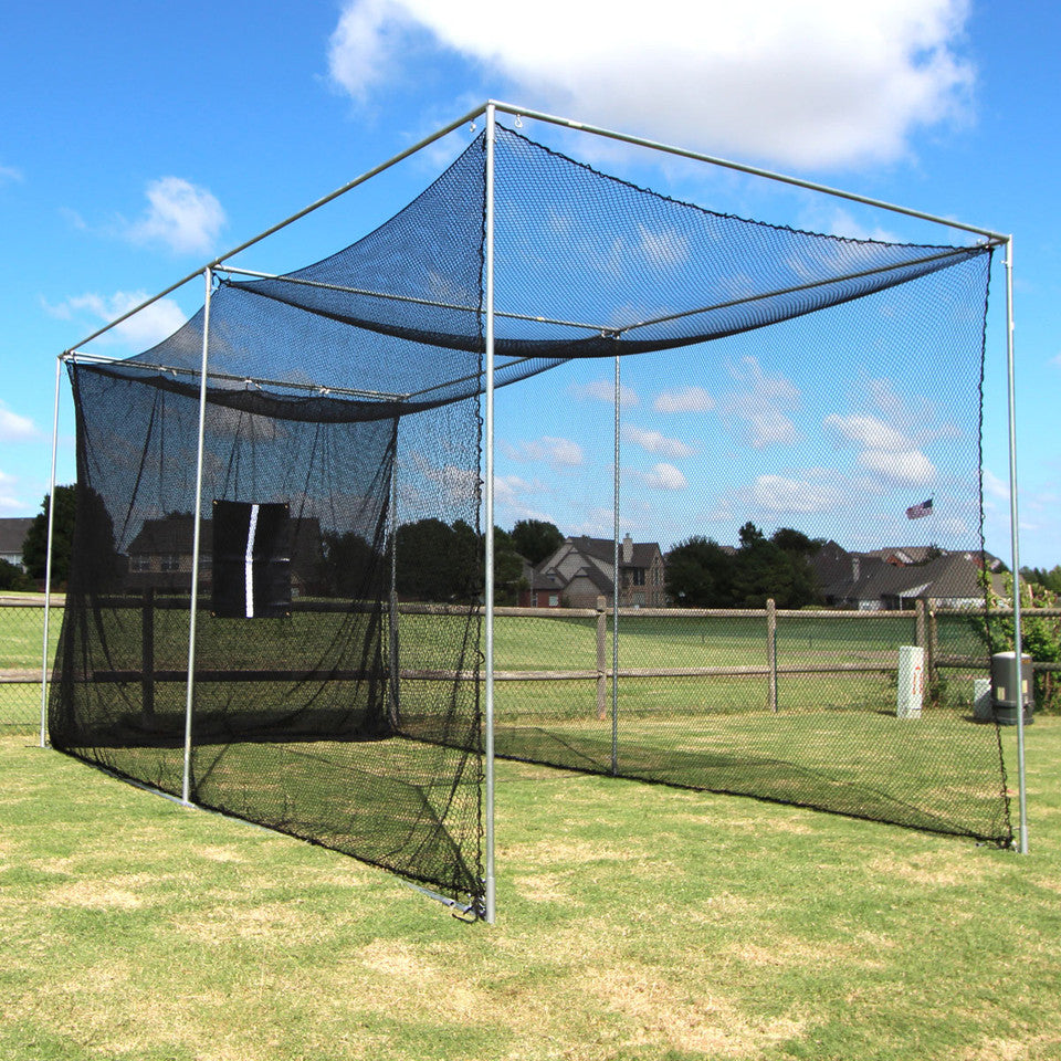 Cimarron 10x10x10 Masters Golf Net with Complete Snap Pin Frame