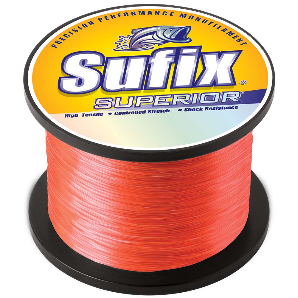 Sufix Superior Neon Fire Monofilament - 8lb - 1720 yds [636-108]