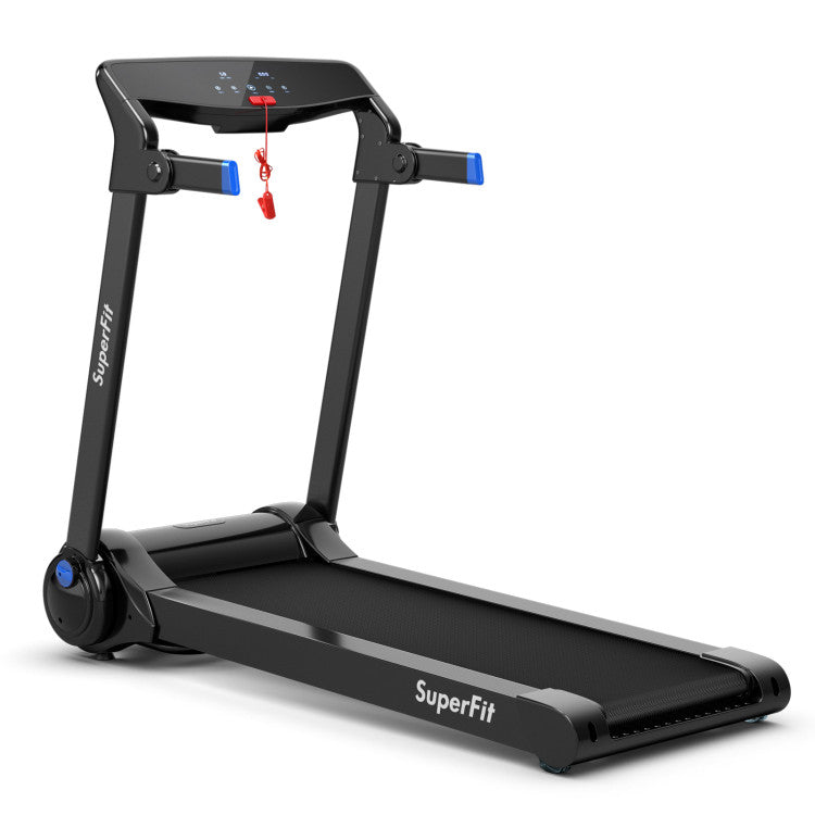 3HP Electric Folding Treadmill with Bluetooth Speaker